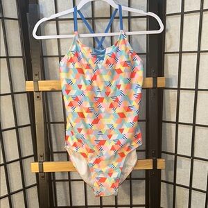 🦋Cat & Jack Dynamic Blue and Orange One Piece Swimsuit 5/25$